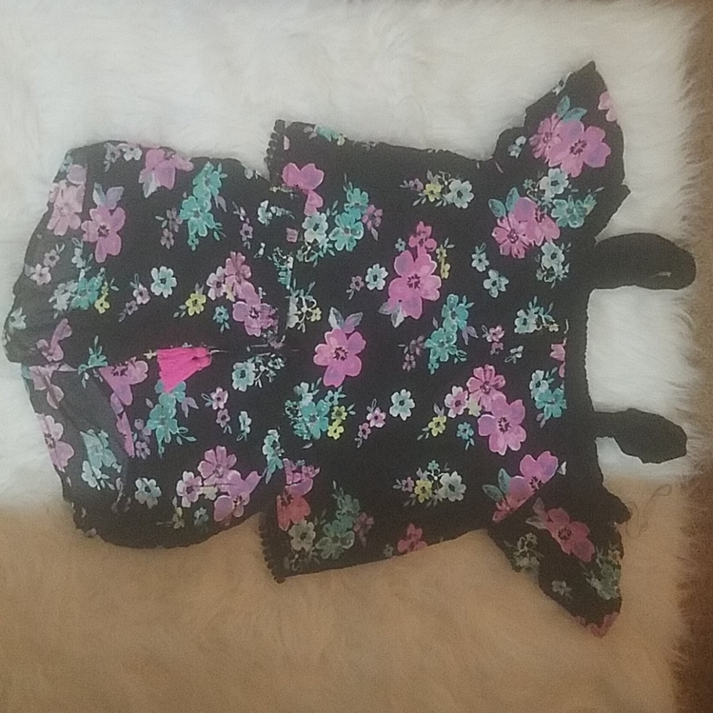 2 peice floral off the shoulder set /w shorts